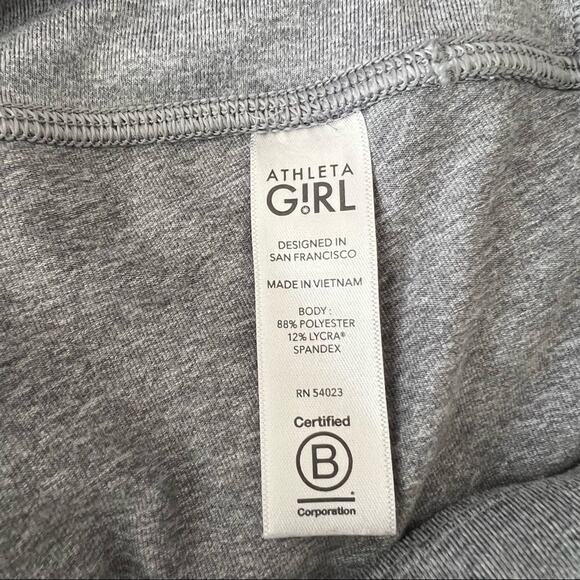 Athleta Girl Chit Chat Capri pants leggings gray camo print - Picture 4 of 5